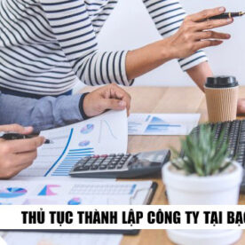 Thành lập công ty tại Bạc Liêu Giá Rẻ - Trọn Gói