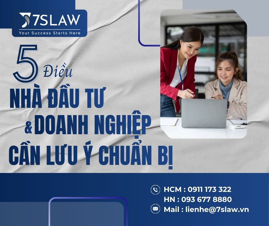 5 điều nhà đầu tư và doanh nghiệp cần lưu ý