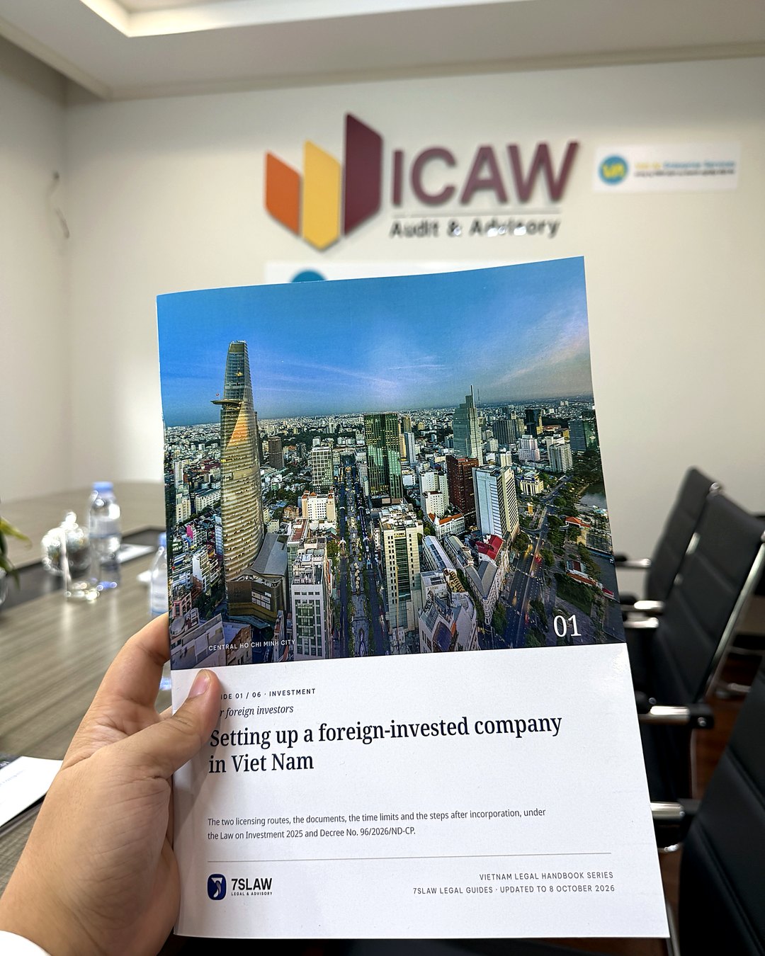 Cẩm nang 01 thành lập công ty có vốn đầu tư nước ngoài tại văn phòng Công ty Kiểm toán ICAW